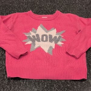 Pink Graphic Sweater